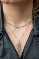 Choker Only amazonit miętowy