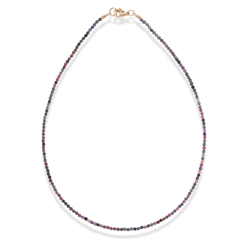 Choker z kamieni naturalnych Classic rubiny z szafirami