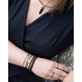 Choker Only turmalin czarny