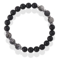 Męska bransoleta z kamieni naturalnych