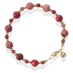 Bransoletka Classic jaspis czerwony