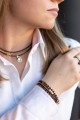 Choker Only turmalin czarny
