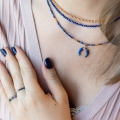 Choker Only z kamieni naturalnych lapis lazuli