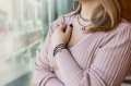 Choker Only z kamieni naturalnych lapis lazuli