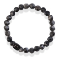 Męska bransoletka z kamieni naturalnych larvikit