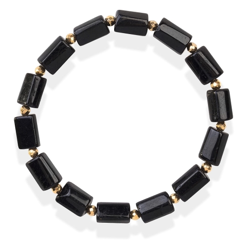 Bransoletka ochronna z czarnych turmalinów