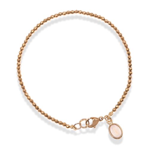 Mikaena Bransoletka Only hematyt złoty