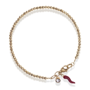 Bransoletka Only hematyt jasne złoto z papryczką