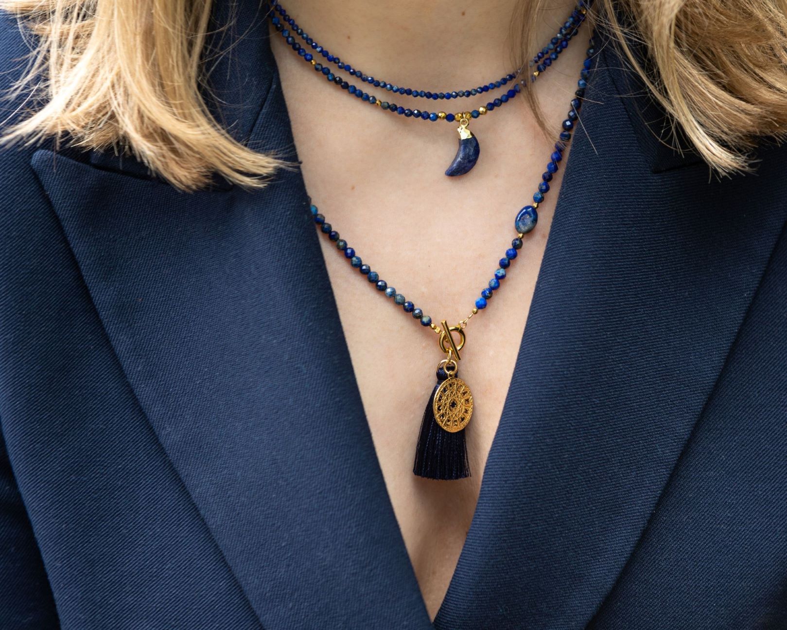 Naszyjnik z kamieni naturalnych