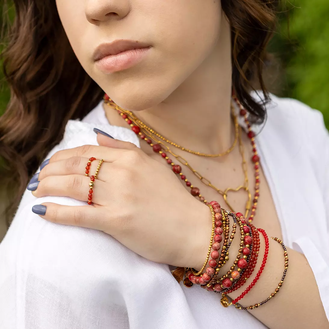 Bransoletki z hematytem